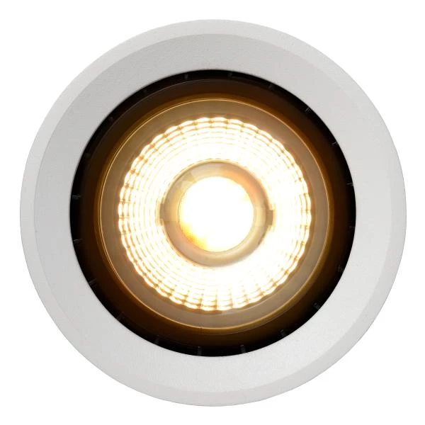 Lucide FEDLER - Plafondspot - Ø 12 cm - LED Dim to warm - GU10 (ES111) - 1x12W 2200K/3000K - Wit - detail 1